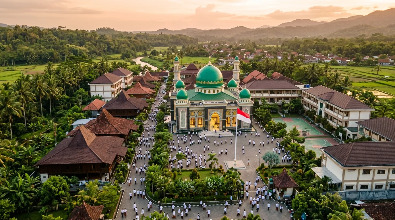 Masjid dan Gedung Kampus PPST Ar-Risalah
