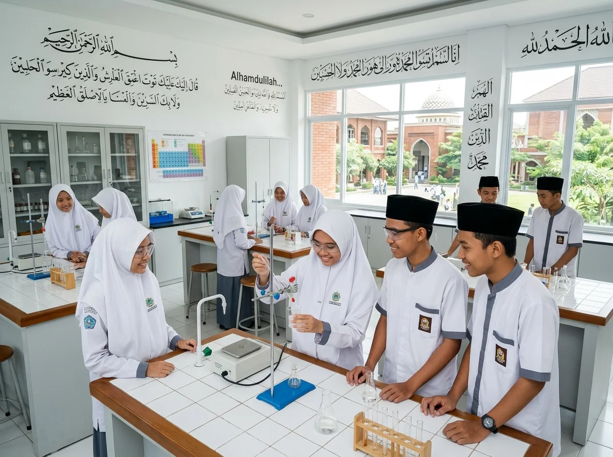 Santri SMA Ar-Risalah Lirboyo